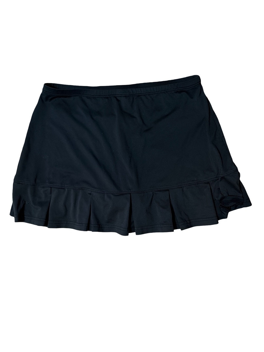 bolle Tennis Black Ruffle Hem Tennis Skort